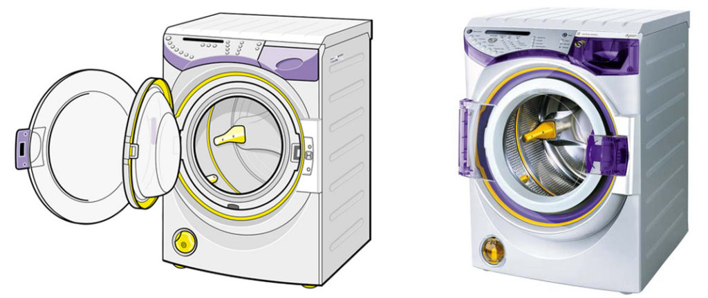  La machine à laver Dyson Contrarotator - 2000