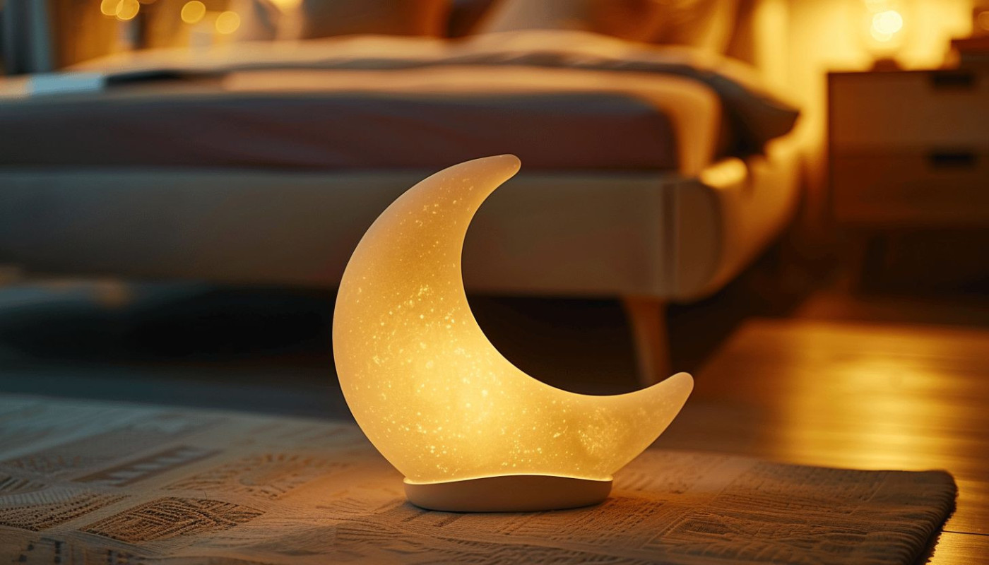 Veilleuse lune : une douce lumière pour des nuits paisibles