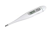 Medisana FTC thermomètre clinique numérique pour bébé, enfants et adultes, oral, axillaire ou rectal, étanche avec alarme de fièvre