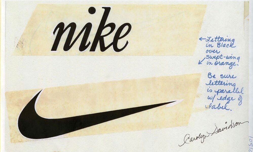 Le tout premier logo Nike, signé Carolyn Davidson